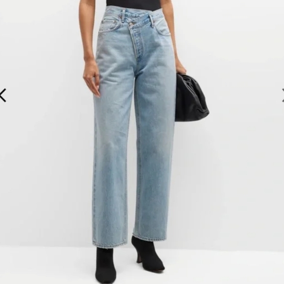 Agolde Denim - AGOLDE Criss Cross Upsized Boyfriend Jeans In Suburbia
